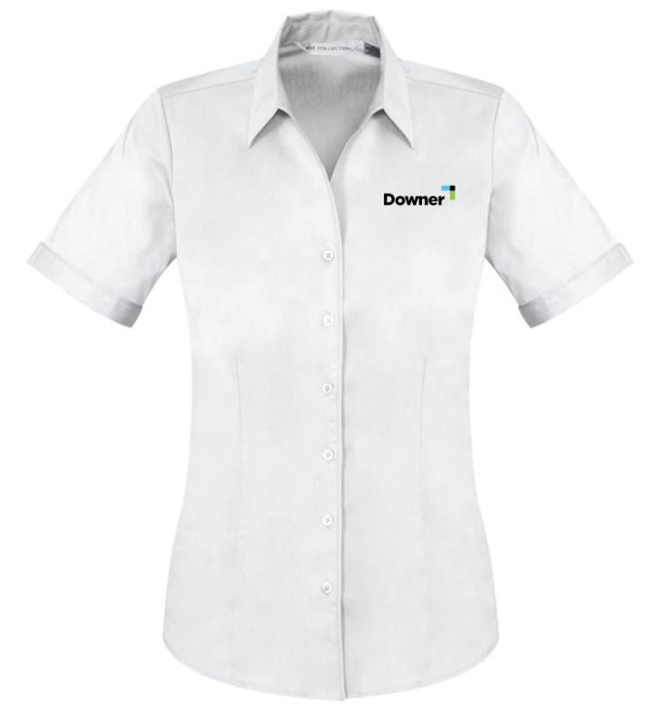 Womens Monaco Short Sleeve Shirt - WHITE