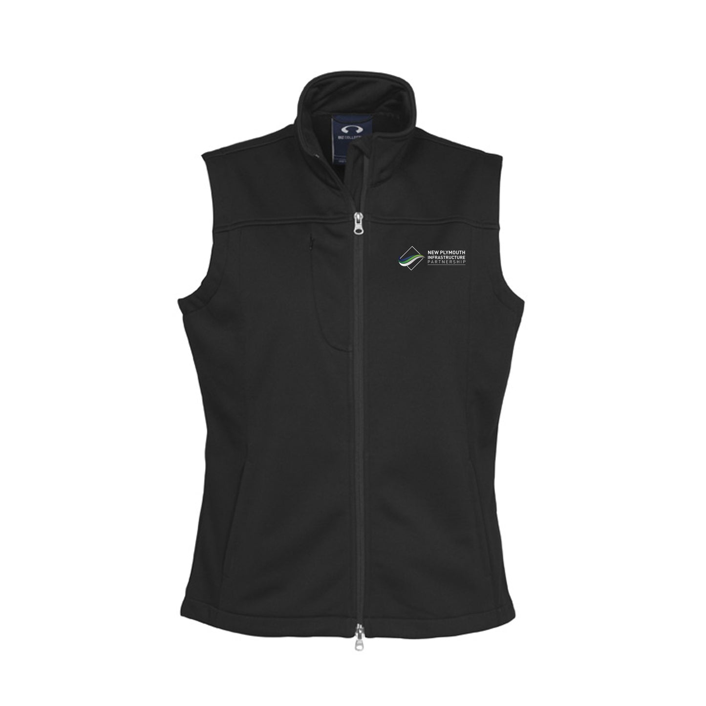 Ladies BizTech Softshell Vest - BLACK