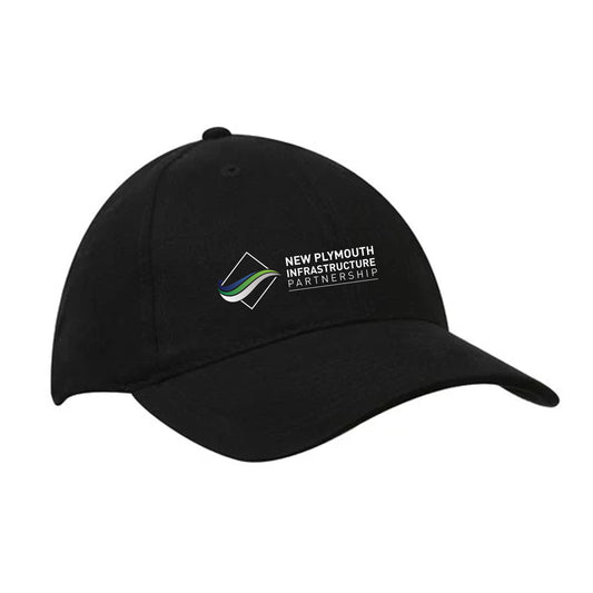 Brushed Heavy Cotton Cap - Black