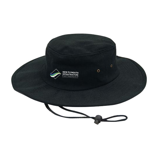 Hat Brushed Heavy Cotton - BLACK