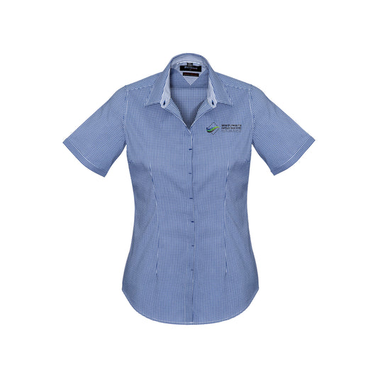 Womens Newport Short Sleeve Shirt - French Navy