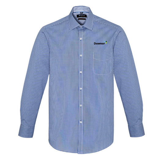 Mens Newport Long Sleeve Shirt - FRENCH NAVY