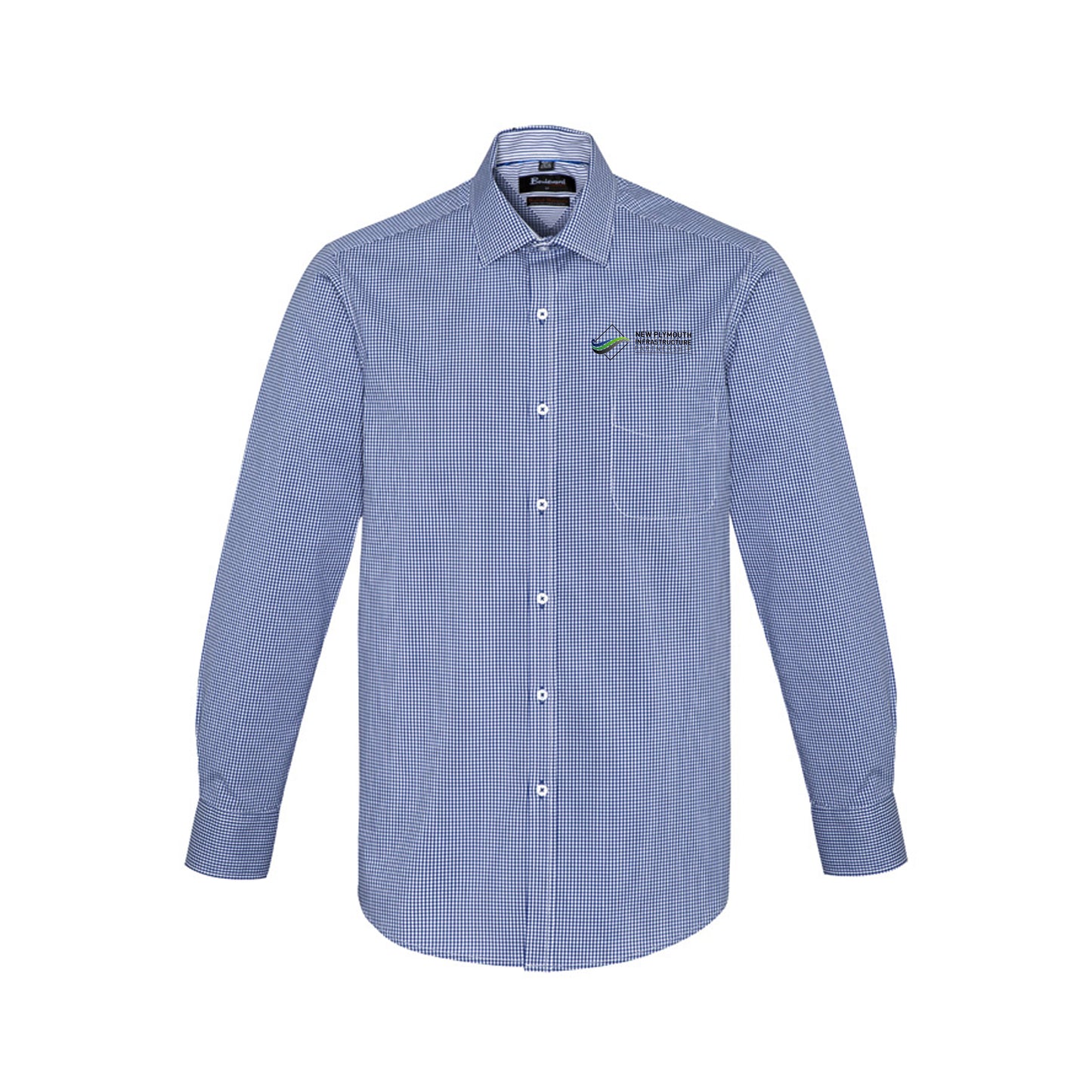 Mens Newport Long Sleeve Shirt - FRENCH NAVY