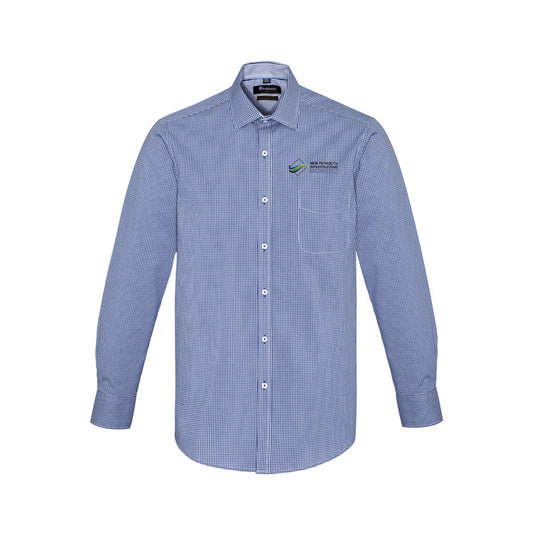 Mens Newport Long Sleeve Shirt - FRENCH NAVY