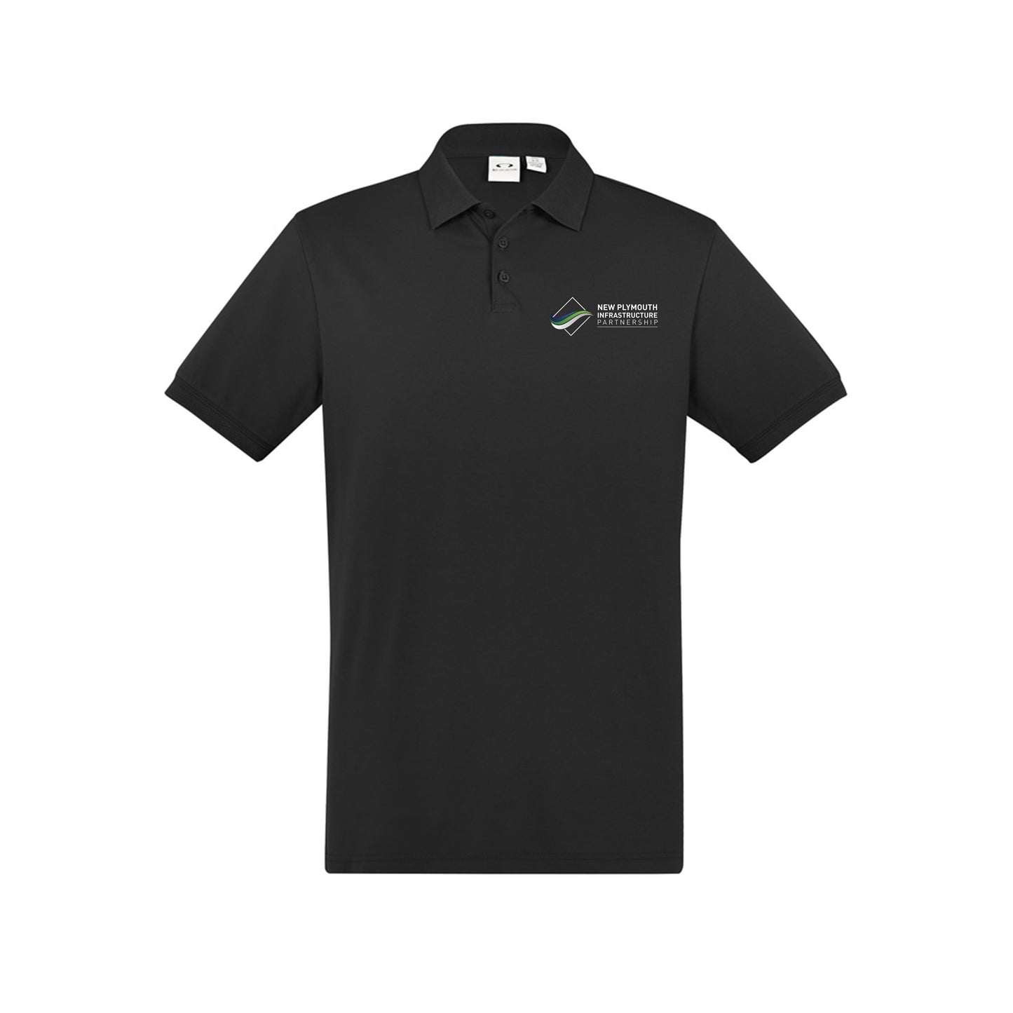 Mens City Short Sleeve Polo - BLACK