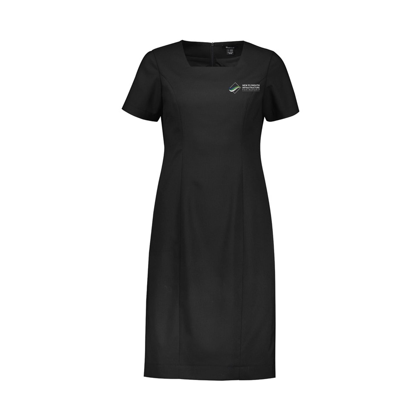 Womens Renew Short Sleeve Dress - Pencil Black