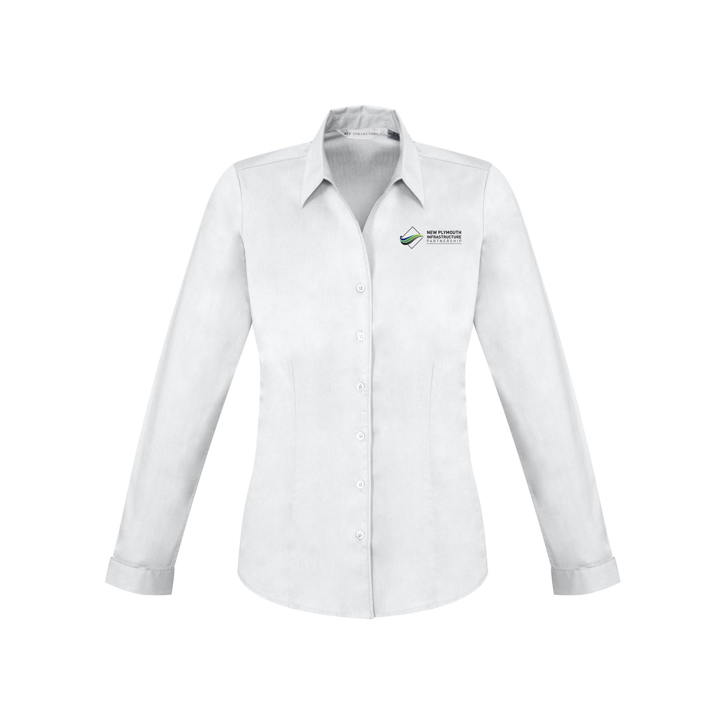Womens Monaco Long Sleeve Shirt - WHITE