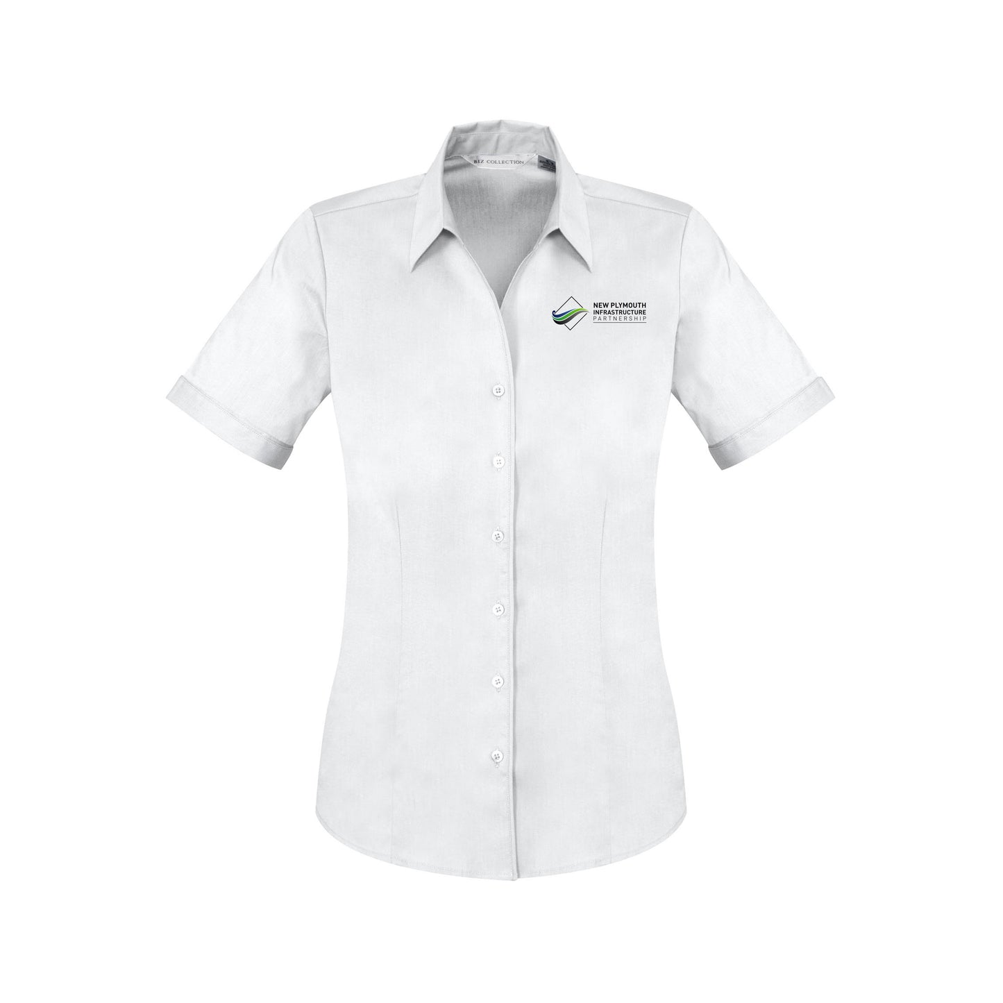 Womens Monaco Short Sleeve Shirt - WHITE