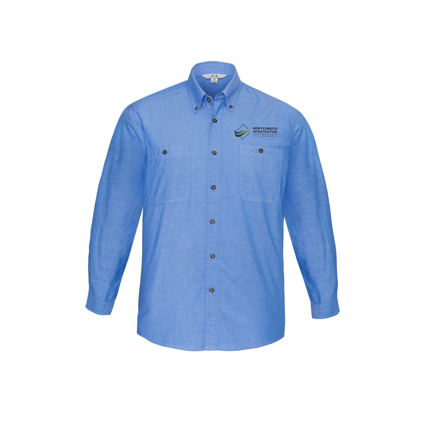 MENS L/S CHAMBRAY SHIRT - CHAMBRAY