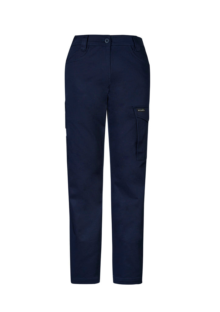 WOMENS ESSENTIALS BASIC STRETCH CARGO - NAVY